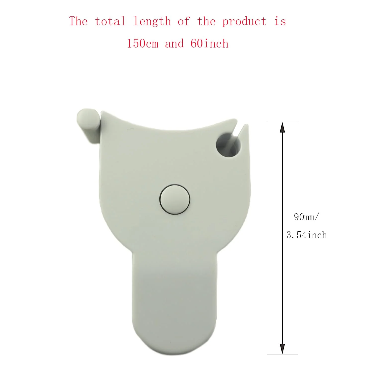 متر خیاطی سفید YTgilo، 1.5 متری، سه گانه، جمع شونده اتوماتیک، متر بدن، ABS فیبر، متر چرمی نرم خانگی با پین قفل شونده، دکمه فشاری متر خیاطی سفید YTgilo، 1.5 متری، سه گانه، جمع شونده اتوماتیک، متر بدن، ABS فیبر، متر چرمی نرم خانگی با پین قفل شونده، دکمه فشاری