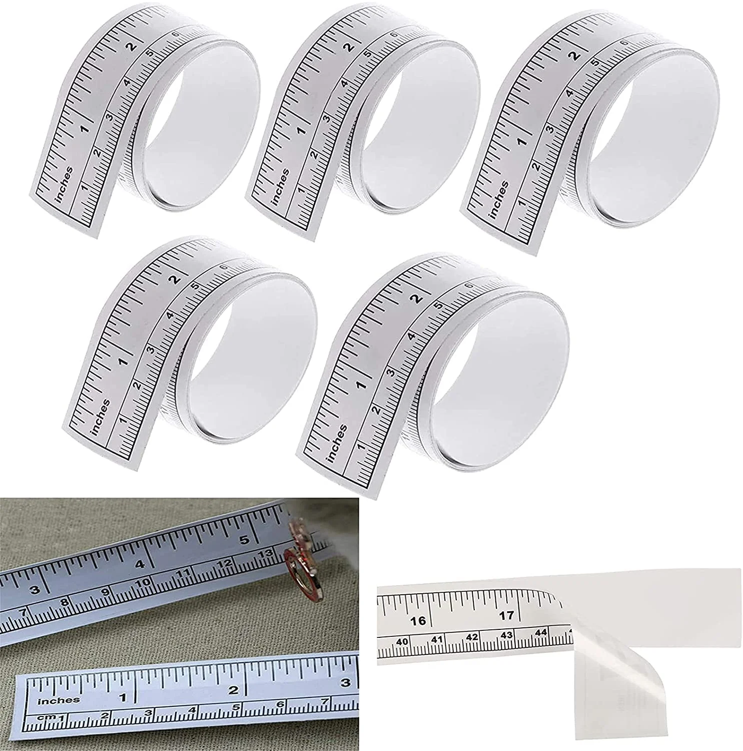 نوار اندازه گیری خود چسب YunQin، 5 عدد، خط کش نقره ای وینیل، نوار خیاطی نقره ای چسبی متریک، برچسب های خط کش خود چسب، برچسب ماشین خیاطی، خط کش برچسب رومیزی 36 اینچ نوار اندازه گیری خود چسب YunQin، 5 عدد، خط کش نقره ای وینیل، نوار خیاطی نقره ای چسبی متریک، برچسب های خط کش خود چسب، برچسب ماشین خیاطی، خط کش برچسب رومیزی 36 اینچ