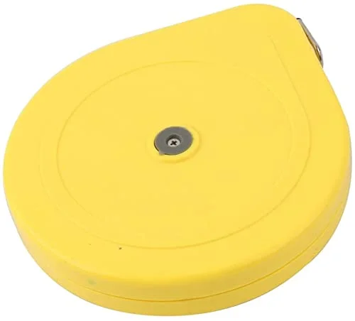 XYWHPGV ابزار اندازه گیری خیاطی جمع شونده خانگی با پوسته پلاستیکی نوار رولی 20 متری زرد XYWHPGV ابزار اندازه گیری خیاطی جمع شونده خانگی با پوسته پلاستیکی نوار رولی 20 متری زرد