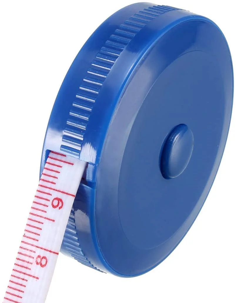 متر خیاطی پارچه ای 1.5 متری دو طرفه با مقیاس اینچ و سانتی متر XYWHPGV، مناسب برای اندازه گیری بدن، نرم، رنگ تصادفی، 2 عدد (2461e b0890 9e31c 3481c efca1 19a33)