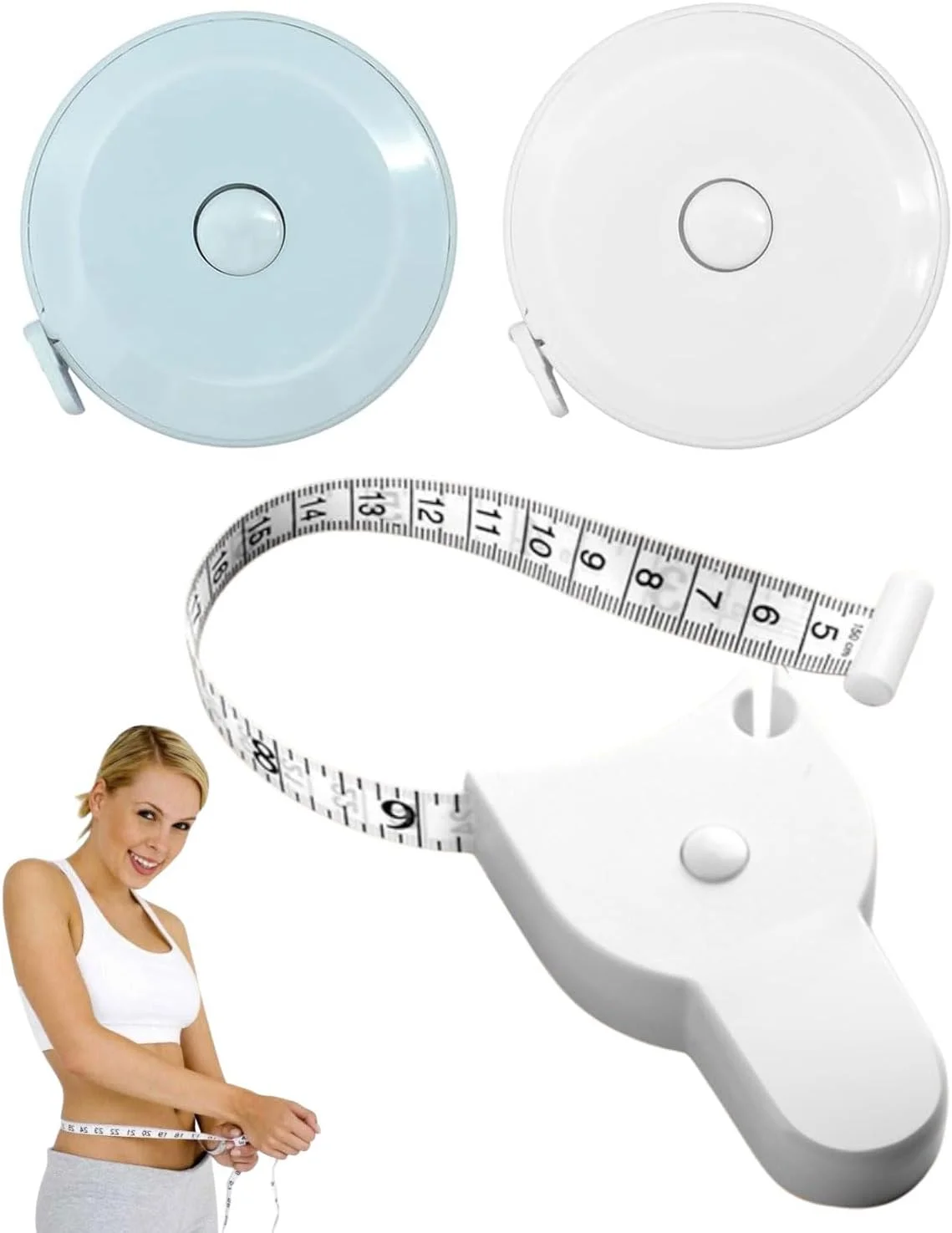 مجموعه متر خیاطی جمع شونده ZEXIJOW - 3 متری، 150 سانتی متر، طراحی فشرده و ارگونومیک، متر دقیق اندازه گیری بدن برای تناسب اندام، خیاطی و اندازه گیری های بدن مجموعه متر خیاطی جمع شونده ZEXIJOW - 3 متری، 150 سانتی متر، طراحی فشرده و ارگونومیک، متر دقیق اندازه گیری بدن برای تناسب اندام، خیاطی و اندازه گیری های بدن