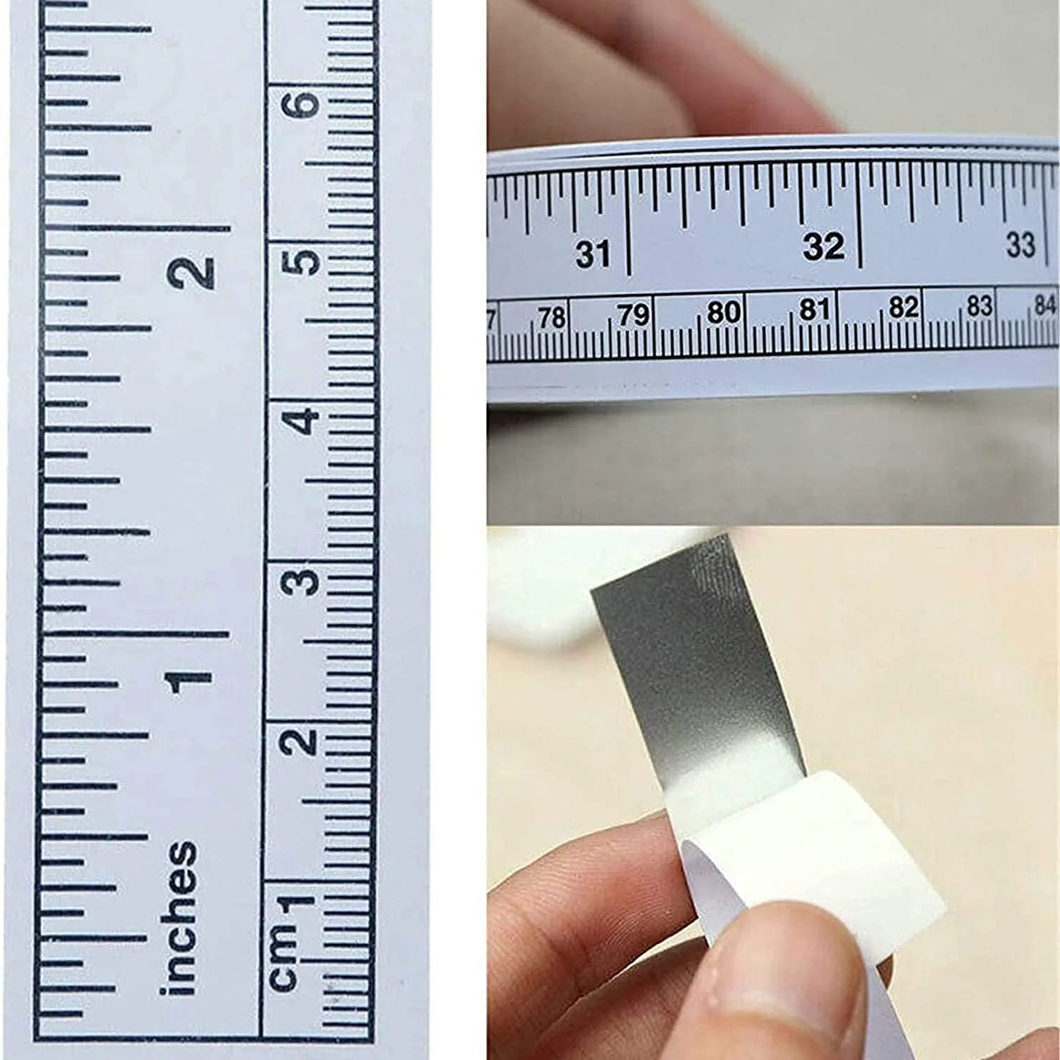 نوار اندازه گیری خود چسب YunQin، 5 عدد، خط کش نقره ای وینیل، نوار خیاطی نقره ای چسبی متریک، برچسب های خط کش خود چسب، برچسب ماشین خیاطی، خط کش برچسب رومیزی 36 اینچ نوار اندازه گیری خود چسب YunQin، 5 عدد، خط کش نقره ای وینیل، نوار خیاطی نقره ای چسبی متریک، برچسب های خط کش خود چسب، برچسب ماشین خیاطی، خط کش برچسب رومیزی 36 اینچ