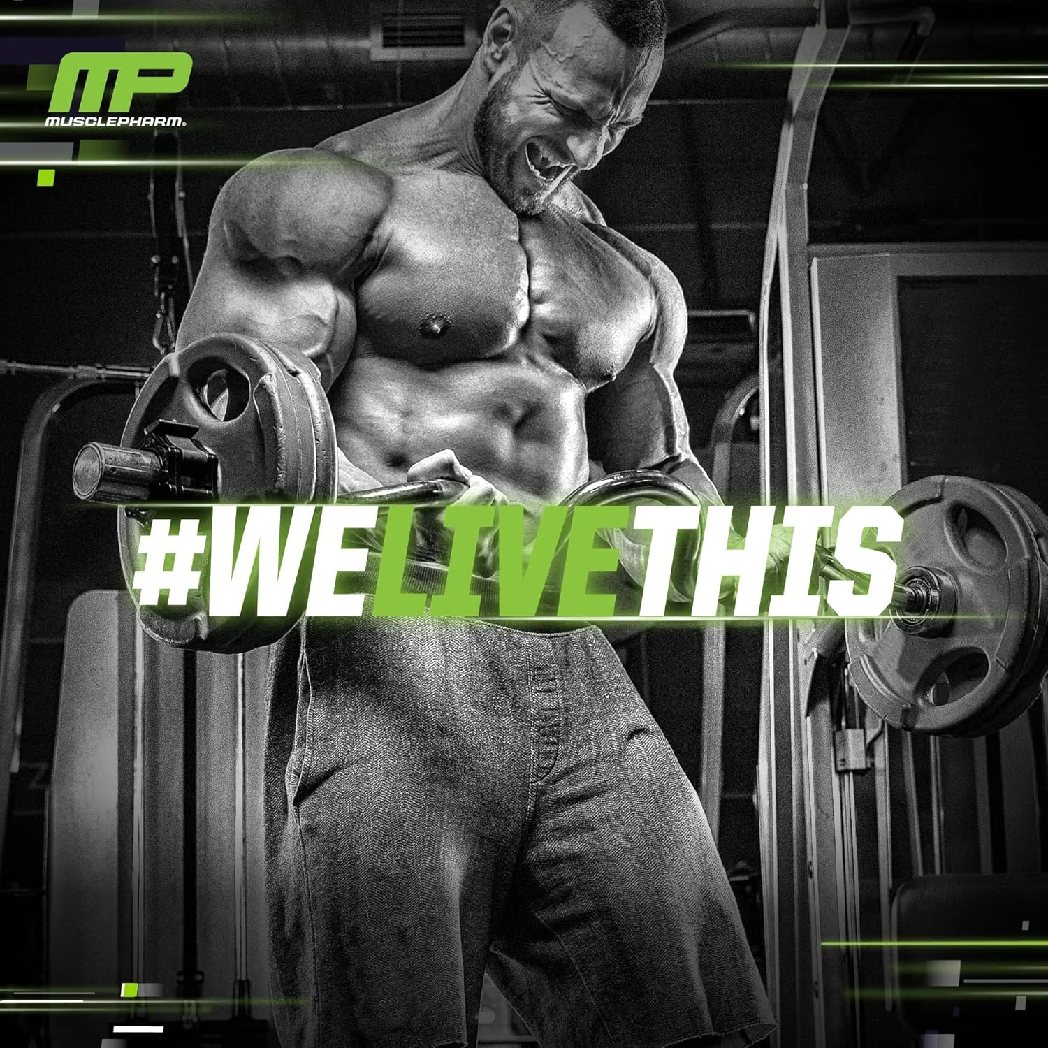 MusclePharm Essentials BCAA، پانچ میوه - 30 سروینگ