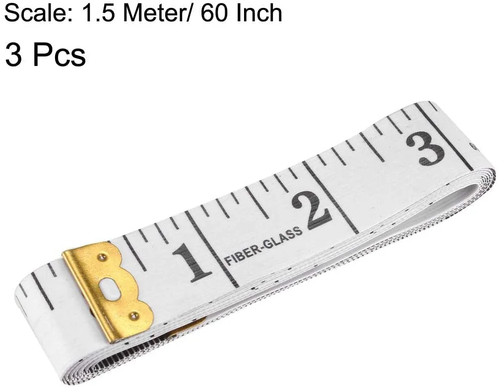 متر خیاطی پارچه ای XYWHPGV برای بدن، 60 اینچ، نرم، دو طرفه، برای خیاطی، متریک اینچ، نوار اندازه گیری 150 سانتی متر، 3 عدد (d8552 97294 22793 0c8b1 14420 55925 متر خیاطی پارچه ای XYWHPGV برای بدن، 60 اینچ، نرم، دو طرفه، برای خیاطی، متریک اینچ، نوار اندازه گیری 150 سانتی متر، 3 عدد (d8552 97294 22793 0c8b1 14420 55925