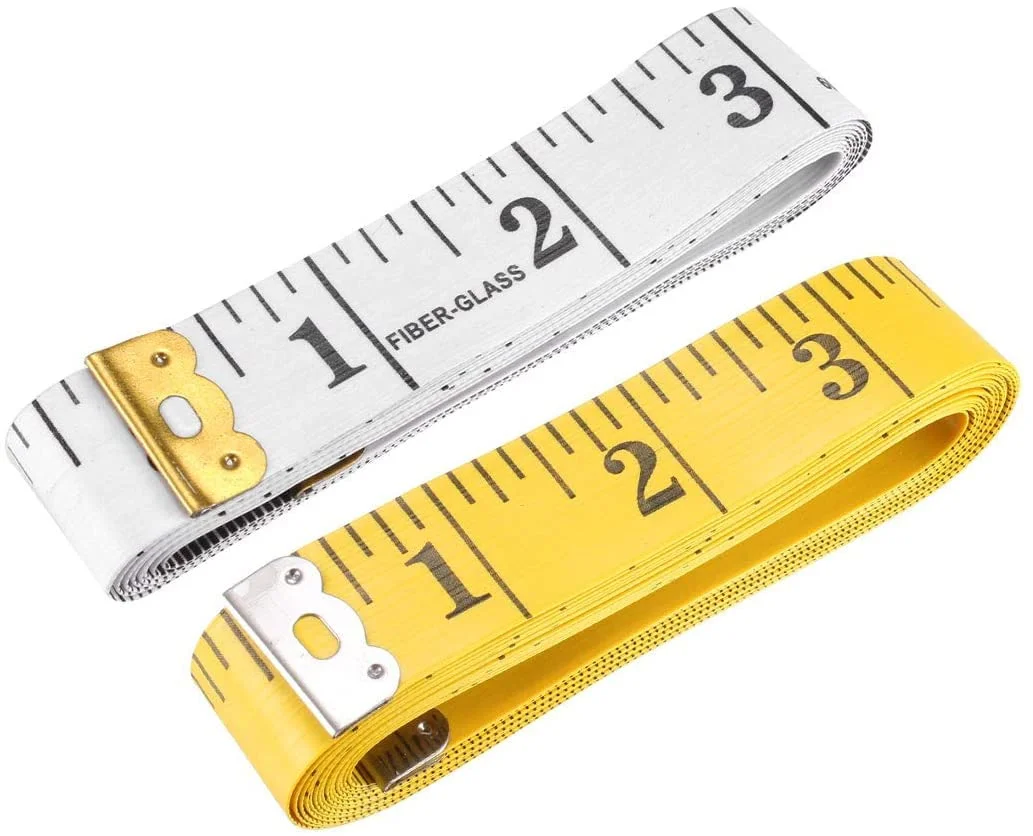 متر خیاطی پارچه ای XYWHPGV برای اندازه گیری بدن، متر نواری نرم دو طرفه برای خیاطی، 3 متر و 1.5 متر، زرد و سفید، 2 عدد (126a1 95d23 1a798 7f5ad c40b5 1d75a متر خیاطی پارچه ای XYWHPGV برای اندازه گیری بدن، متر نواری نرم دو طرفه برای خیاطی، 3 متر و 1.5 متر، زرد و سفید، 2 عدد (126a1 95d23 1a798 7f5ad c40b5 1d75a