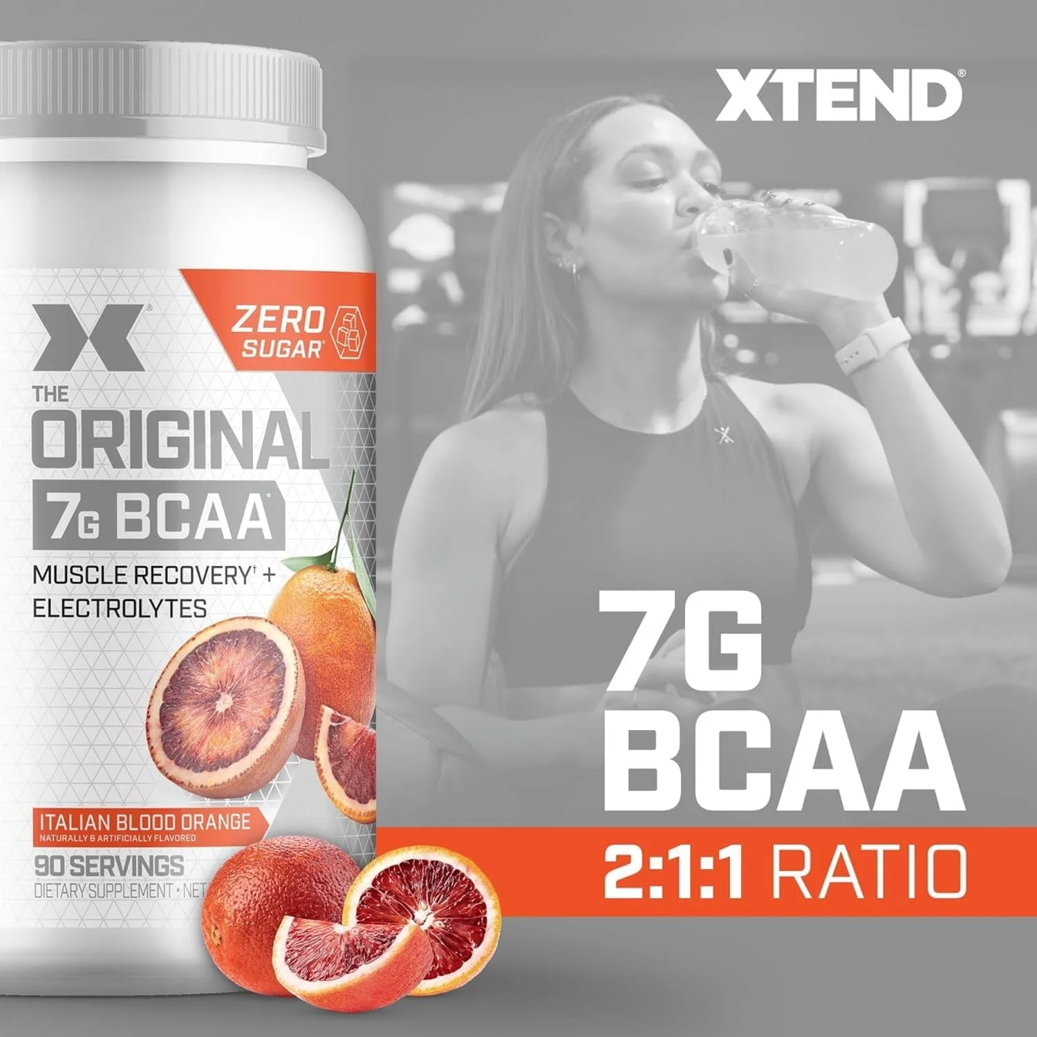 پودر BCAA اورجینال XTEND با طعم پرتقال خونی ایتالیایی - بدون کالری، بدون کربوهیدرات، بدون شکر - نوشیدنی ریکاوری عضلات بعد از تمرین با آمینو اسیدها - 7 گرم BCAA برای مردان و زنان - 90 سروینگ پودر BCAA اورجینال XTEND با طعم پرتقال خونی ایتالیایی - بدون کالری، بدون کربوهیدرات، بدون شکر - نوشیدنی ریکاوری عضلات بعد از تمرین با آمینو اسیدها - 7 گرم BCAA برای مردان و زنان - 90 سروینگ
