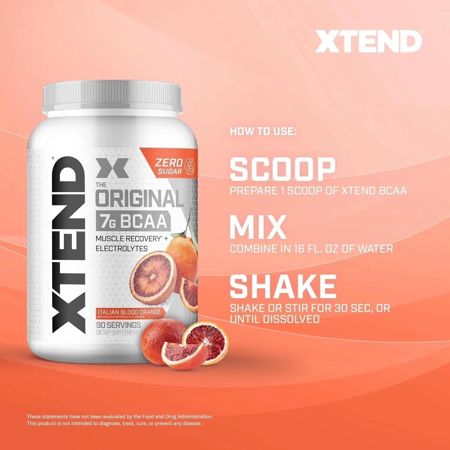 پودر BCAA اورجینال XTEND با طعم پرتقال خونی ایتالیایی - بدون کالری، بدون کربوهیدرات، بدون شکر - نوشیدنی ریکاوری عضلات بعد از تمرین با آمینو اسیدها - 7 گرم BCAA برای مردان و زنان - 90 سروینگ پودر BCAA اورجینال XTEND با طعم پرتقال خونی ایتالیایی - بدون کالری، بدون کربوهیدرات، بدون شکر - نوشیدنی ریکاوری عضلات بعد از تمرین با آمینو اسیدها - 7 گرم BCAA برای مردان و زنان - 90 سروینگ