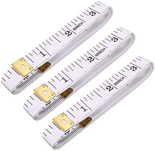 متر خیاطی پارچه ای XYWHPGV برای بدن، 150 سانتی متر/60 اینچ، متر نرم دو طرفه برای خیاطی، 1.5 متری، سفید، 3 عدد (a581c fc0e8 835df d08bc 92ed8 84e24) متر خیاطی پارچه ای XYWHPGV برای بدن، 150 سانتی متر/60 اینچ، متر نرم دو طرفه برای خیاطی، 1.5 متری، سفید، 3 عدد (a581c fc0e8 835df d08bc 92ed8 84e24)