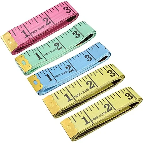 متر خیاطی پارچه ای XYWHPGV برای بدن 60 اینچی متریک اینچی نوار اندازه گیری نرم دو طرفه برای خیاطی 1.5 متری 5 عددی رنگ تصادفی (fa3bb 279a8 bc5bc 96061 ef753 13aed) متر خیاطی پارچه ای XYWHPGV برای بدن 60 اینچی متریک اینچی نوار اندازه گیری نرم دو طرفه برای خیاطی 1.5 متری 5 عددی رنگ تصادفی (fa3bb 279a8 bc5bc 96061 ef753 13aed)