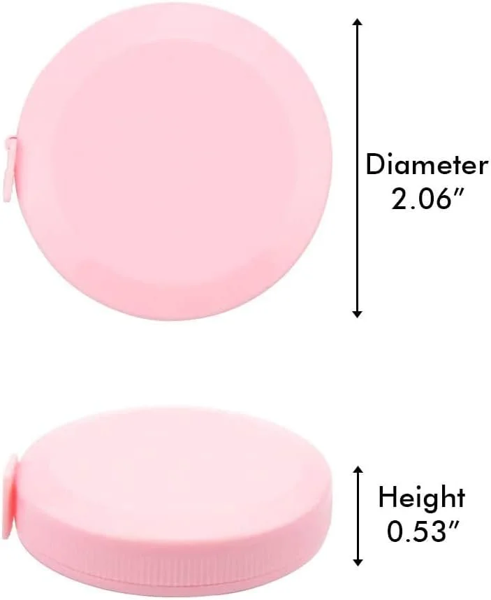 متر خیاطی وینتاپ برای بدن، خیاطی و پارچه - متر خیاطی دو طرفه، 1.5 متر، صورتی متر خیاطی وینتاپ برای بدن، خیاطی و پارچه - متر خیاطی دو طرفه، 1.5 متر، صورتی