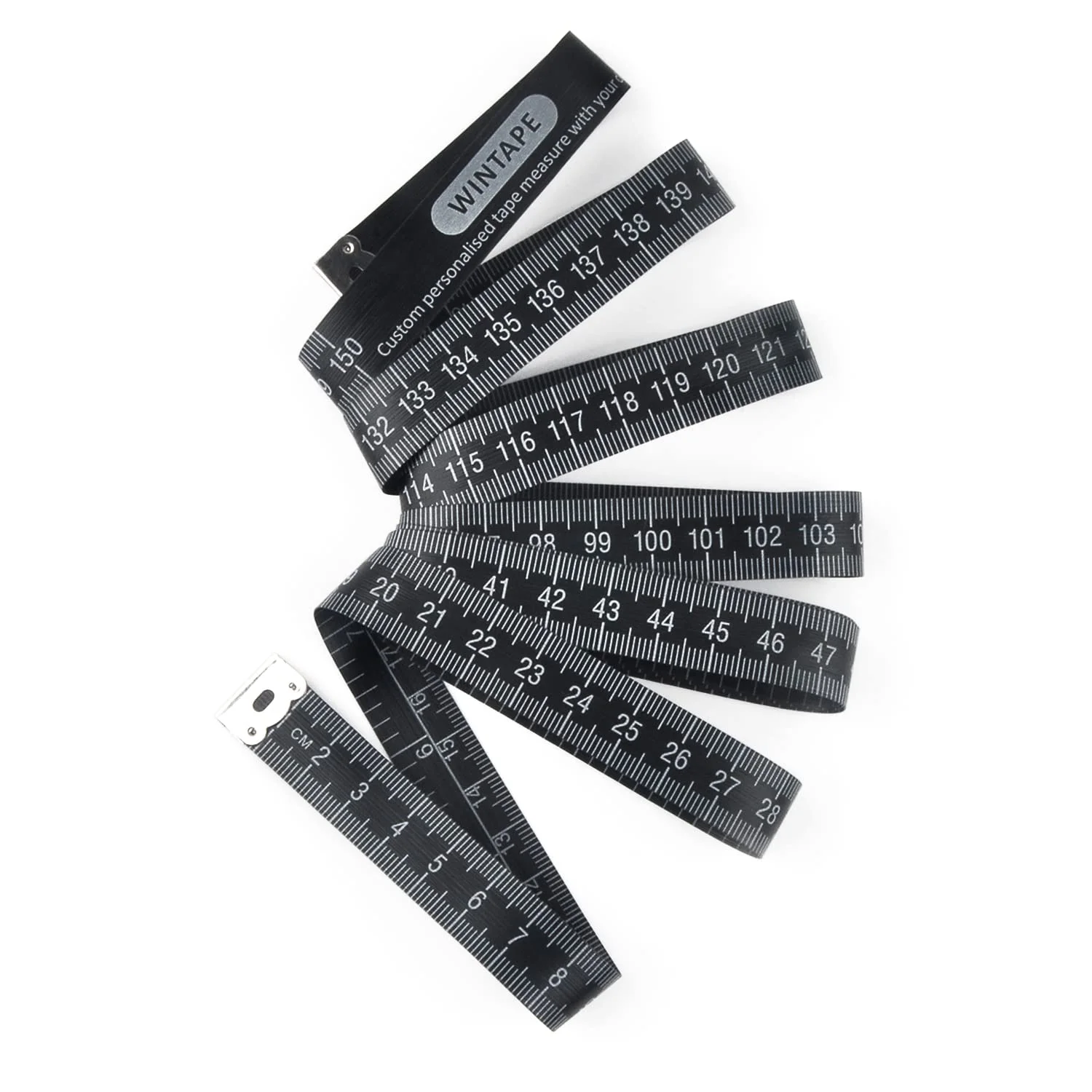 متر خیاطی دو طرفه بدنه WINTAPE، متر خیاطی دو طرفه، خط کش اندازه گیری پارچه، نوار نرم برای اندازه گیری دور سینه/کمر خانواده، 60 اینچ/150 سانتی متر (16 میلی متر) مشکی متر خیاطی دو طرفه بدنه WINTAPE، متر خیاطی دو طرفه، خط کش اندازه گیری پارچه، نوار نرم برای اندازه گیری دور سینه/کمر خانواده، 60 اینچ/150 سانتی متر (16 میلی متر) مشکی