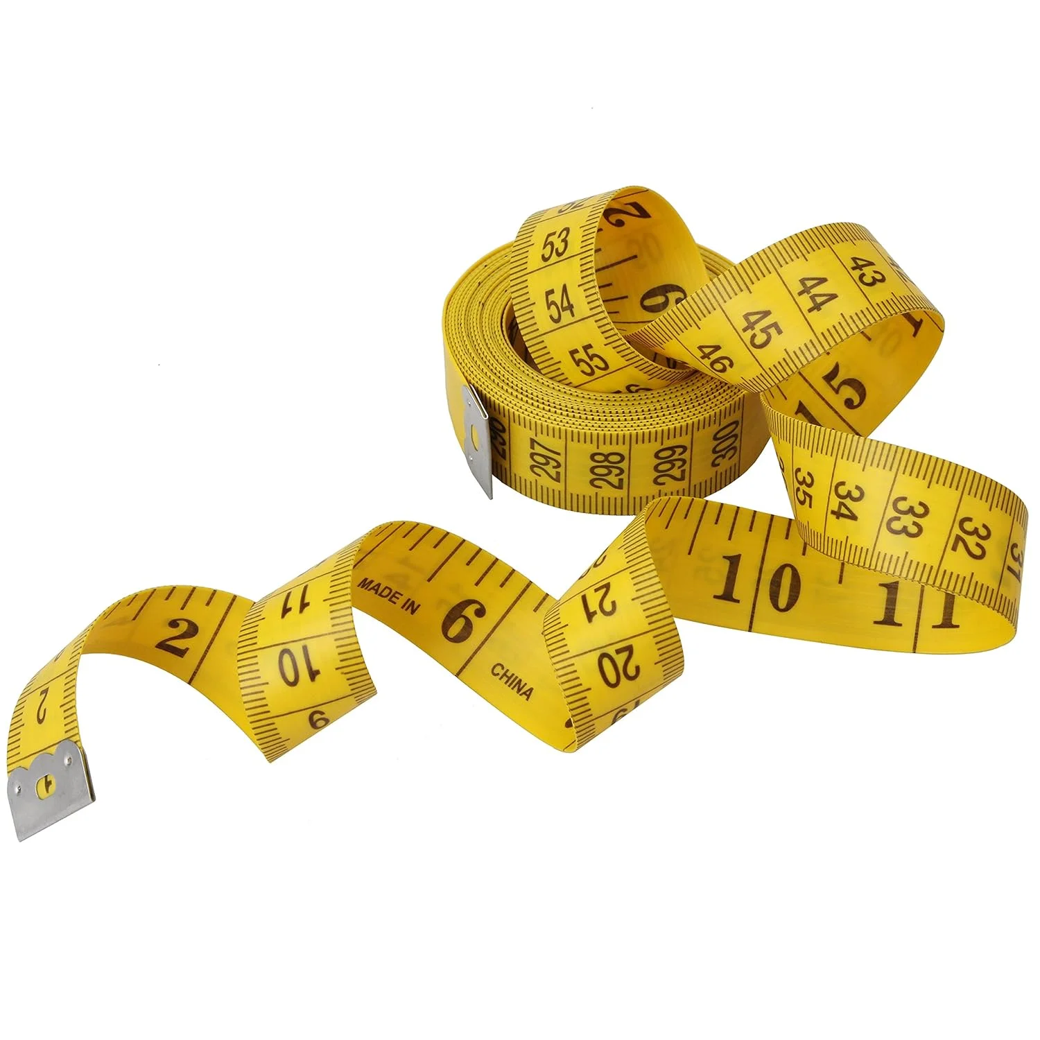 متر خیاطی نرم Wisdompro به طول 300 سانتی متر/120 اینچ برای خیاطی، اندازه گیری بدن - درجه بندی شده در واحدهای متریک و استاندارد، پارچه فایبرگلاس PVC راحت با عرض 3/4 اینچ - زرد متر خیاطی نرم Wisdompro به طول 300 سانتی متر/120 اینچ برای خیاطی، اندازه گیری بدن - درجه بندی شده در واحدهای متریک و استاندارد، پارچه فایبرگلاس PVC راحت با عرض 3/4 اینچ - زرد