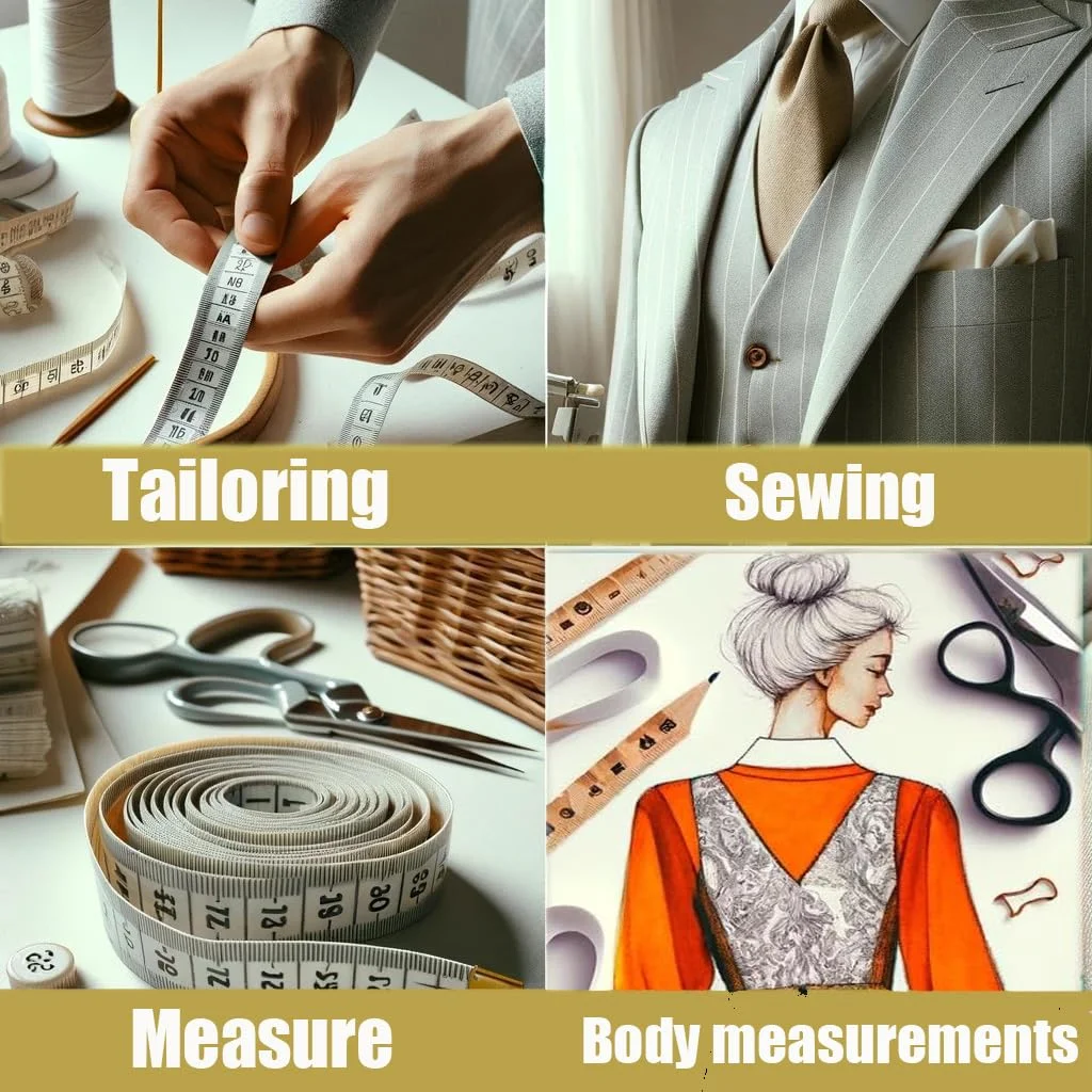 متر خیاطی Xacvyuh، متر اندازه گیری بدن، متر نرم، متر خیاطی، مناسب برای اندازه گیری های پزشکی کاهش وزن، صنایع دستی، 300 سانتی متر/120 اینچ (سفید، 2 عدد سفید) متر خیاطی Xacvyuh، متر اندازه گیری بدن، متر نرم، متر خیاطی، مناسب برای اندازه گیری های پزشکی کاهش وزن، صنایع دستی، 300 سانتی متر/120 اینچ (سفید، 2 عدد سفید)