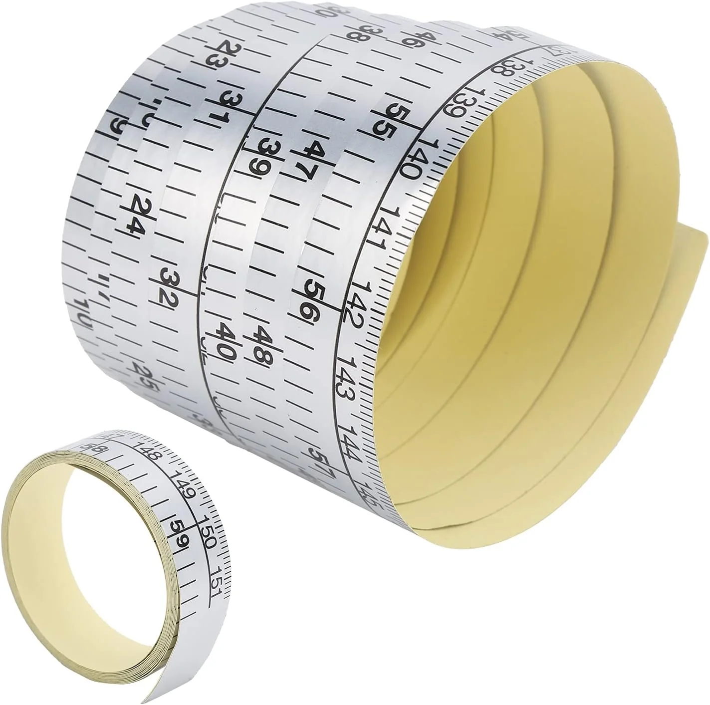 نوار اندازه گیری چسبی WGFOIP، نوار اندازه گیری خیاطی با مقیاس دوگانه، خط کش انعطاف پذیر نرم خیاطی برای میز خیاطی نوار اندازه گیری چسبی WGFOIP، نوار اندازه گیری خیاطی با مقیاس دوگانه، خط کش انعطاف پذیر نرم خیاطی برای میز خیاطی