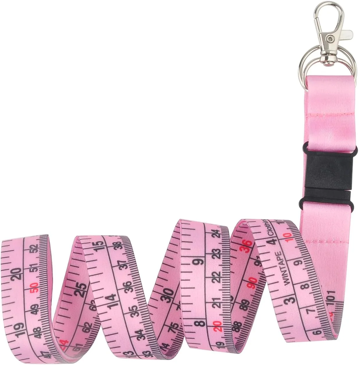 متر نواری بنددار WIN TAPE با قابلیت اندازه گیری 101 سانتی متر (40 اینچ)، متر نواری پارچه ای راحت برای نگهدارنده های کارت شناسایی و اندازه گیری متر نواری بنددار WIN TAPE با قابلیت اندازه گیری 101 سانتی متر (40 اینچ)، متر نواری پارچه ای راحت برای نگهدارنده های کارت شناسایی و اندازه گیری