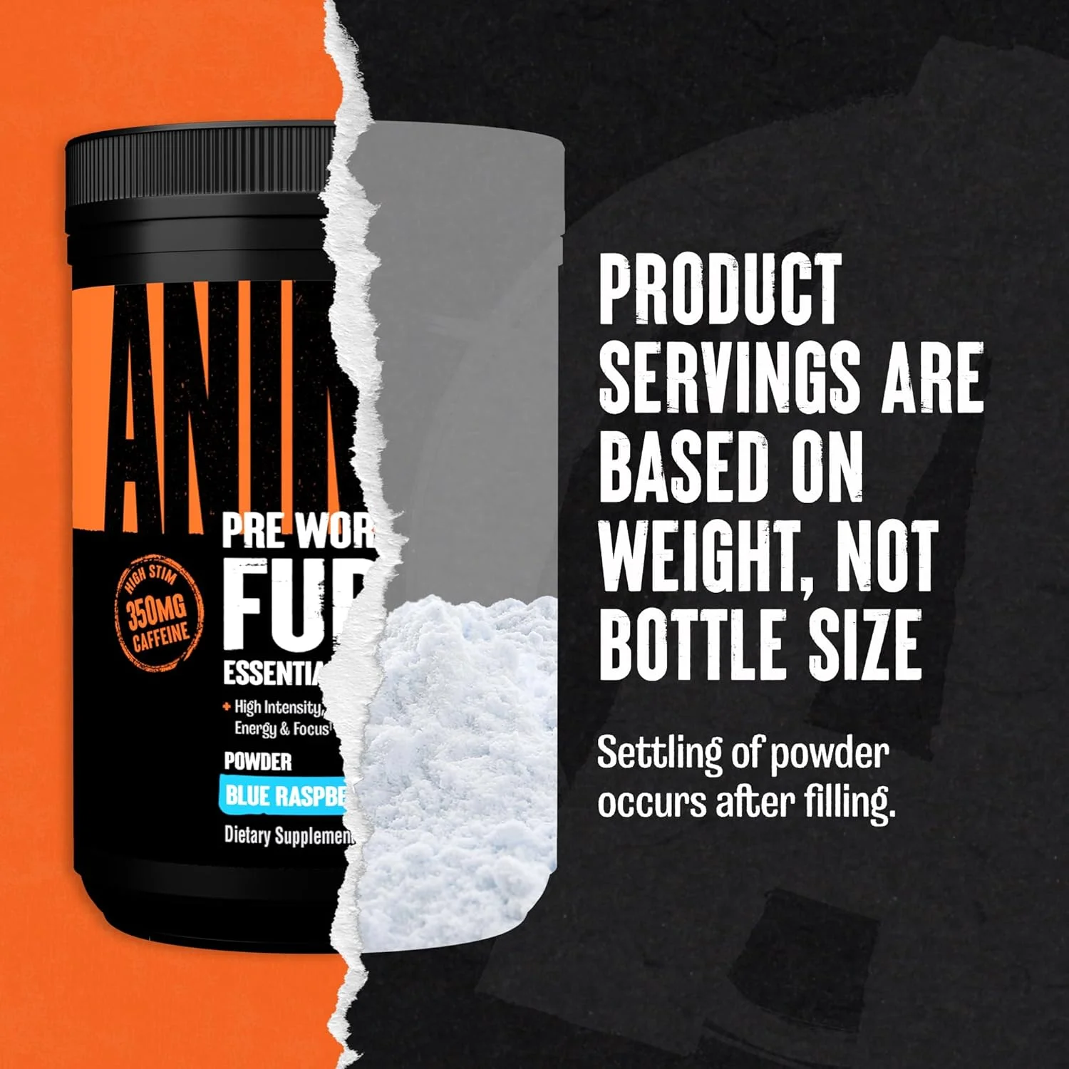 مکمل پودری قبل از تمرین Animal Fury برای انرژی و تمرکز - 5 گرم BCAA، 350 میلی گرم کافئین نیتریک اکسید بدون کراتین - محرک قوی برای بدنسازان - تمشک آبی - 30 سروینگ، 490 گرم مکمل پودری قبل از تمرین Animal Fury برای انرژی و تمرکز - 5 گرم BCAA، 350 میلی گرم کافئین نیتریک اکسید بدون کراتین - محرک قوی برای بدنسازان - تمشک آبی - 30 سروینگ، 490 گرم