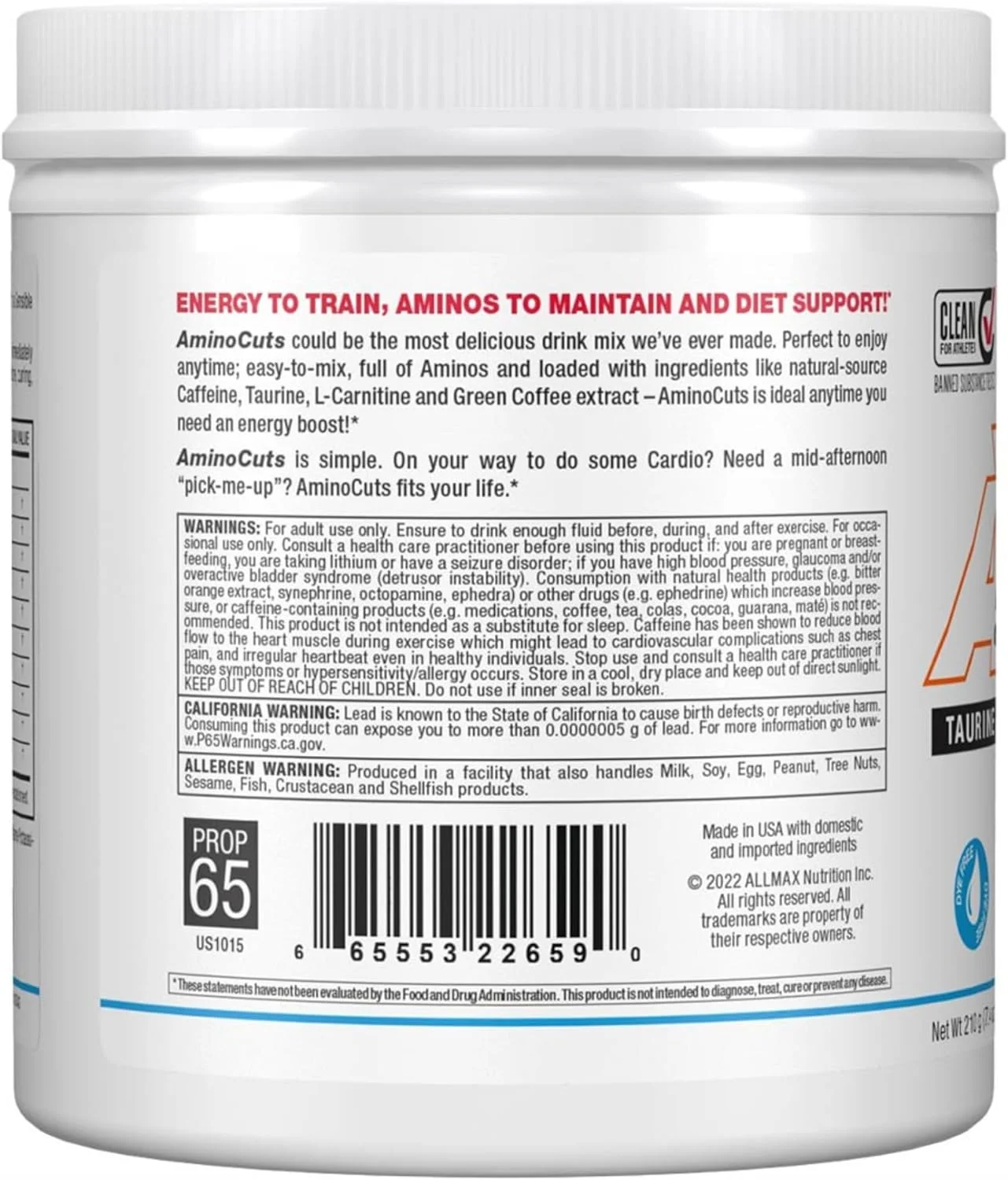 آل مکس نوتریشن، آمینو کاتس (ای کاتس)، بی سی ای ای کاهش وزن (CLA + تورین + قهوه سبز)، تمشک آبی، 7.4 اونس (210 گرم) آل مکس نوتریشن، آمینو کاتس (ای کاتس)، بی سی ای ای کاهش وزن (CLA + تورین + قهوه سبز)، تمشک آبی، 7.4 اونس (210 گرم)