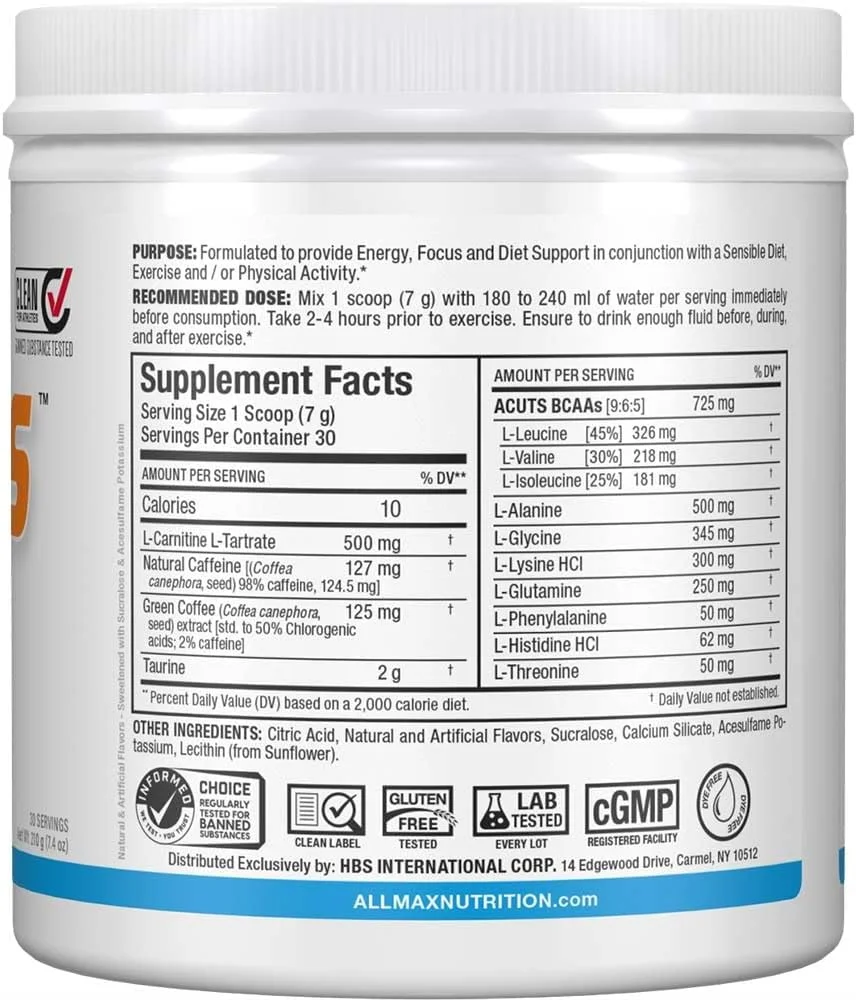 آل مکس نوتریشن، آمینو کاتس (ای کاتس)، بی سی ای ای کاهش وزن (CLA + تورین + قهوه سبز)، تمشک آبی، 7.4 اونس (210 گرم) آل مکس نوتریشن، آمینو کاتس (ای کاتس)، بی سی ای ای کاهش وزن (CLA + تورین + قهوه سبز)، تمشک آبی، 7.4 اونس (210 گرم)