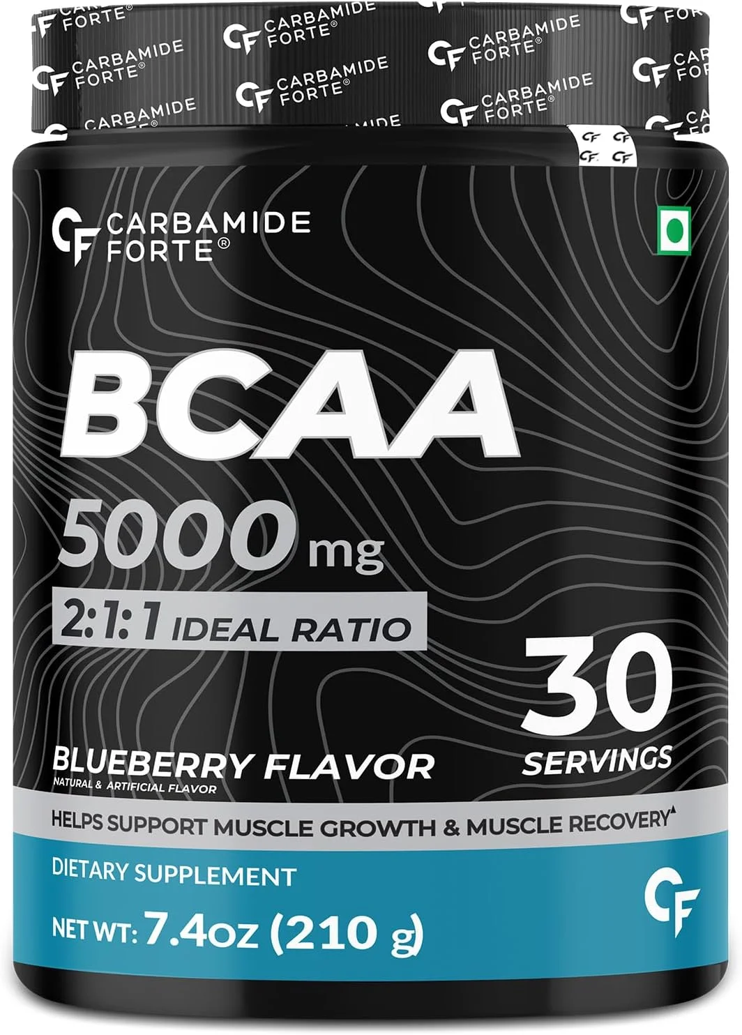 مکمل BCAA کاربامید فورته 5000 میلی گرم برای مردان و زنان، 7 گرم در هر وعده با نسبت ایده آل 2:1:1 | پودر BCAA برای رشد و ریکاوری عضلات - طعم بلوبری - 210 گرم مکمل BCAA کاربامید فورته 5000 میلی گرم برای مردان و زنان، 7 گرم در هر وعده با نسبت ایده آل 2:1:1 | پودر BCAA برای رشد و ریکاوری عضلات - طعم بلوبری - 210 گرم