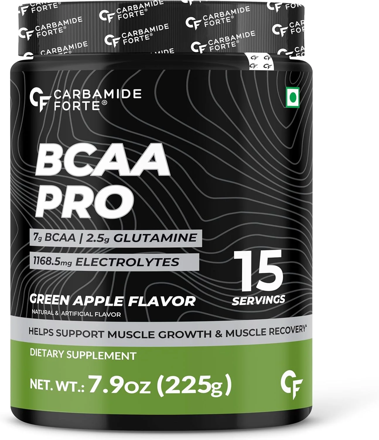 پودر مکمل BCAA Pro کاربامید فورته | پودر مکمل BCAA با ال-گلوتامین و ال-سیترولین | مکمل حین تمرین | سیب سبز - 225 گرم پودر مکمل BCAA Pro کاربامید فورته | پودر مکمل BCAA با ال-گلوتامین و ال-سیترولین | مکمل حین تمرین | سیب سبز - 225 گرم
