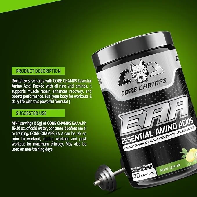 کور چمپز EAA-30 Ser | رشد عضلات، ریکاوری و استقامت | 9.7 گرم EAAs و BCAAs | ال-ترئونین | ال-لیزین HCL | ال-متیونین | ال-فنیل آلانین | ال-تریپتوفان | ال-هیستیدین | ال-ایزولوسین | ال-لوسین | ال-والین (کیوی لیمو) کور چمپز EAA-30 Ser | رشد عضلات، ریکاوری و استقامت | 9.7 گرم EAAs و BCAAs | ال-ترئونین | ال-لیزین HCL | ال-متیونین | ال-فنیل آلانین | ال-تریپتوفان | ال-هیستیدین | ال-ایزولوسین | ال-لوسین | ال-والین (کیوی لیمو)