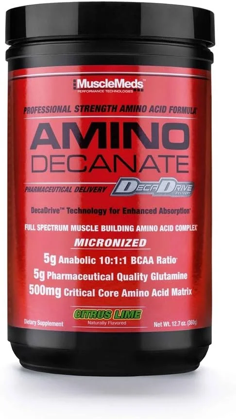 نوشیدنی آمینو دکانات MuscleMeds، حین و بعد از تمرین، کمپلکس اسید آمینه طیف کامل، لوسین، ریکاوری عضلات، 30 سروینگ (هندوانه) نوشیدنی آمینو دکانات MuscleMeds، حین و بعد از تمرین، کمپلکس اسید آمینه طیف کامل، لوسین، ریکاوری عضلات، 30 سروینگ (هندوانه)