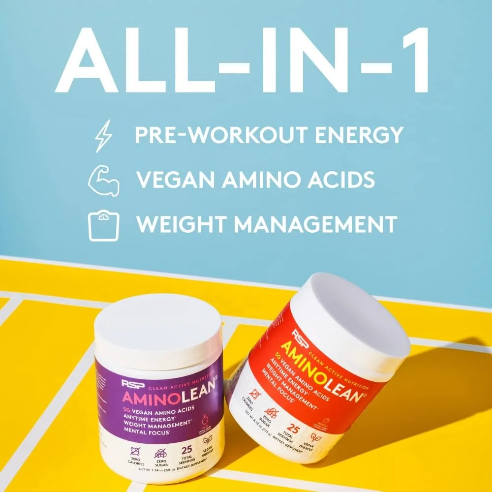 آمینولین وگان RSP Nutrition، آناناس نارگیل، 0.225 کیلوگرم آمینولین وگان RSP Nutrition، آناناس نارگیل، 0.225 کیلوگرم