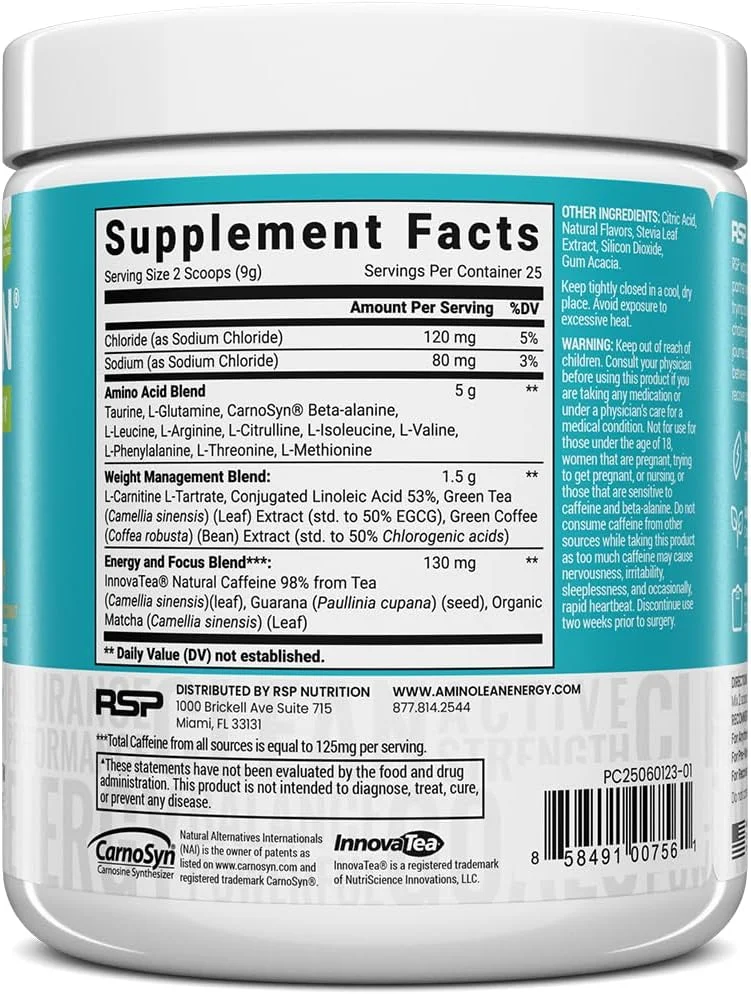 آمینولین وگان RSP Nutrition، آناناس نارگیل، 0.225 کیلوگرم آمینولین وگان RSP Nutrition، آناناس نارگیل، 0.225 کیلوگرم