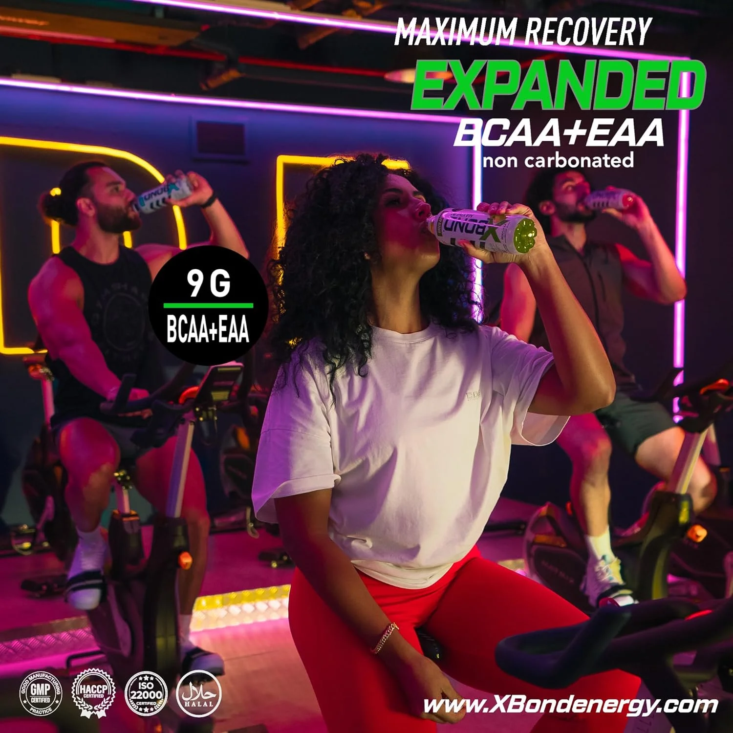 نوشیدنی غیر گازدار سیب سبز X-BOND Maximum Recovery، حداکثر نوشیدنی آمینو - 9 گرم BCAA + الکترولیت های EAA - 16 fl oz (500 ml)، بدون شکر، 34 کالری، 60 میلی گرم کافئین، بسته 12 عددی نوشیدنی غیر گازدار سیب سبز X-BOND Maximum Recovery، حداکثر نوشیدنی آمینو - 9 گرم BCAA + الکترولیت های EAA - 16 fl oz (500 ml)، بدون شکر، 34 کالری، 60 میلی گرم کافئین، بسته 12 عددی