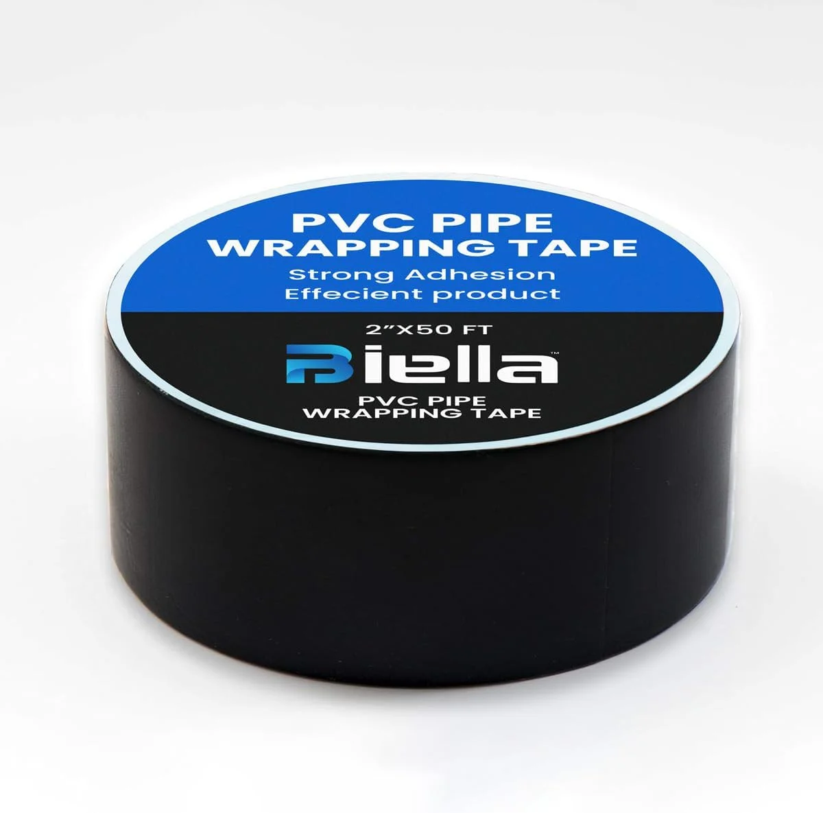 نوار محافظ لوله ضد خوردگی PVC مقاوم در برابر آب و هوا Biella™ - 2 اینچ در 50 فوت (مشکی)