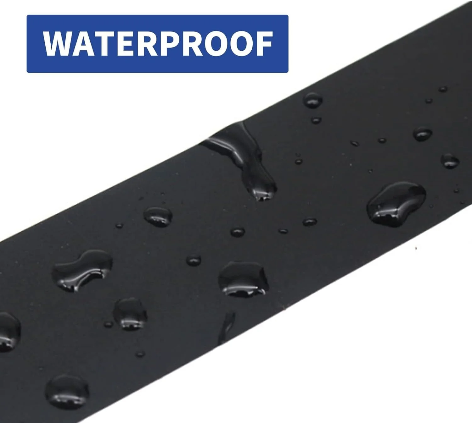 نوار محافظ لوله ضد خوردگی PVC مقاوم در برابر آب و هوا Biella™ - 2 اینچ در 50 فوت (مشکی)