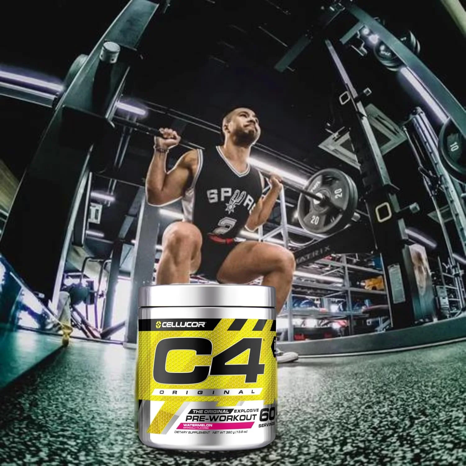 مکمل پودر انرژی زا قبل از تمرین Cellucor C4 Original برای مردان و زنان - با کراتین، کافئین، تقویت کننده اکسید نیتریک، سیترولین و بتا آلانین طعم هندوانه - 60 سروینگ (بسته بندی ممکن است متفاوت باشد) مکمل پودر انرژی زا قبل از تمرین Cellucor C4 Original برای مردان و زنان - با کراتین، کافئین، تقویت کننده اکسید نیتریک، سیترولین و بتا آلانین طعم هندوانه - 60 سروینگ (بسته بندی ممکن است متفاوت باشد)