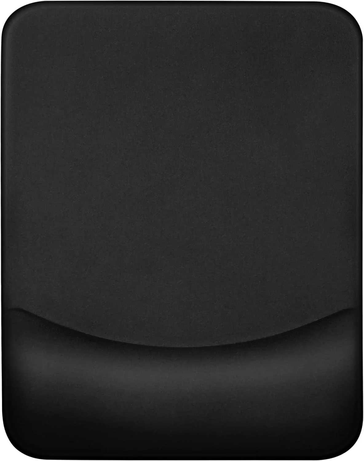 پد ماوس ارگونومیک با تکیه گاه مچ ژله ای، سطح لایکرا، پایه ضد لغزش، مشکی