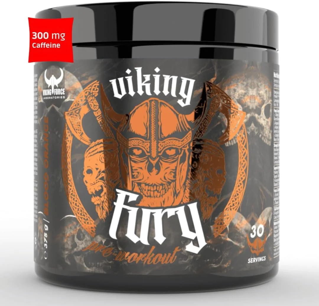مکمل قبل از تمرین VIKING FORCE Fury - طعم کولا - 300 گرم | افزایش دهنده انرژی، تمرکز و استقامت | حاوی کراتین، بتا آلانین و کافئین