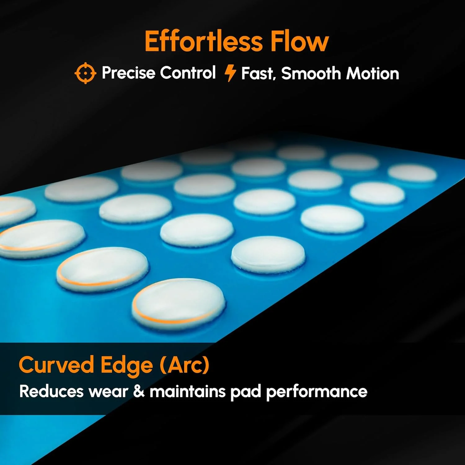 اسکیت های ماوس گیمینگ ESPTIGER ICE PTFE V2 - نقاط DIY/Universal