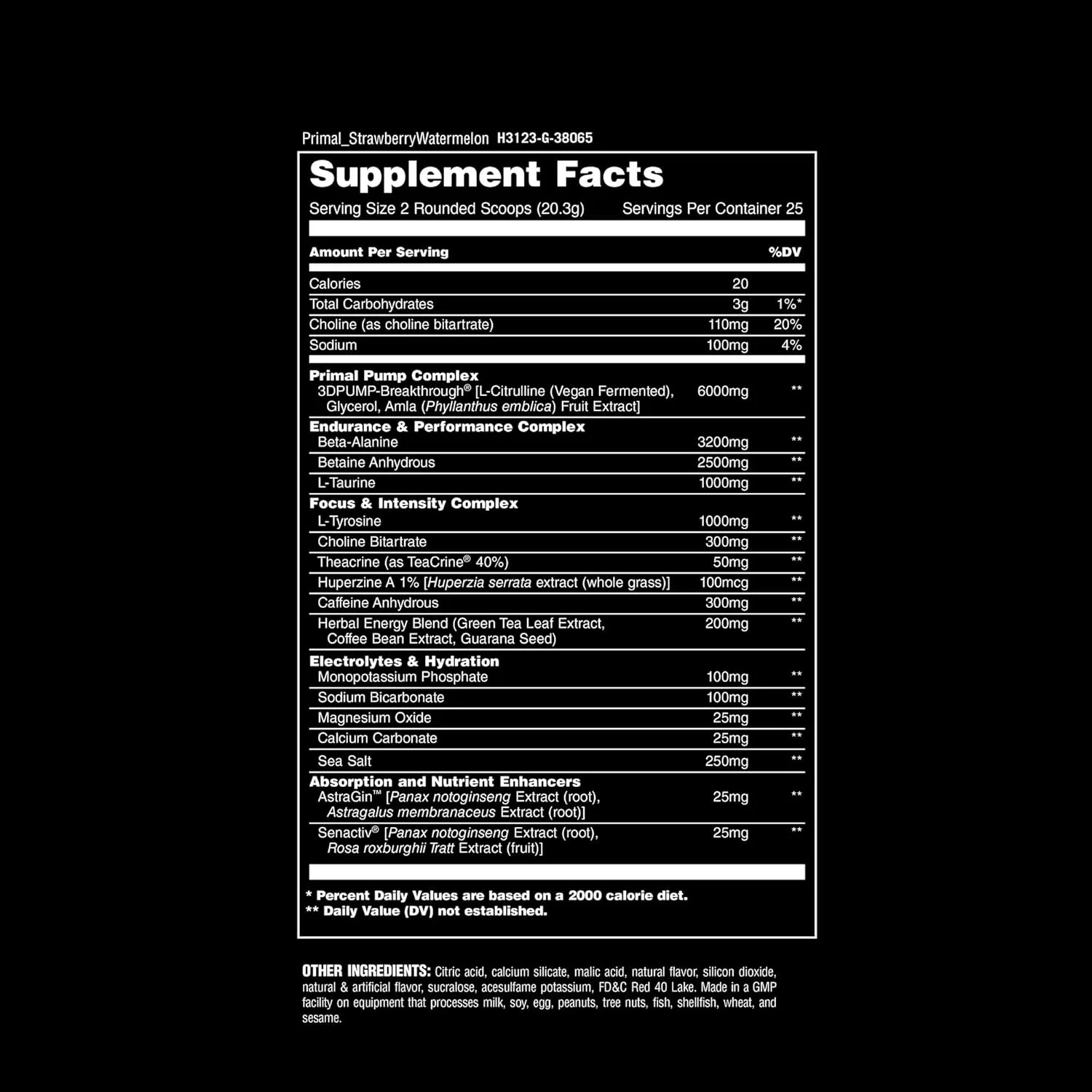 پودر هیدراتاسیون عضلانی و پری ورک اوت Animal Primal - حاوی بتا آلانین، 3DPump، کافئین و الکترولیت ها - بهبود انرژی، تمرکز، استقامت و جذب - طعم هندوانه توت فرنگی، 507 گرم پودر هیدراتاسیون عضلانی و پری ورک اوت Animal Primal - حاوی بتا آلانین، 3DPump، کافئین و الکترولیت ها - بهبود انرژی، تمرکز، استقامت و جذب - طعم هندوانه توت فرنگی، 507 گرم