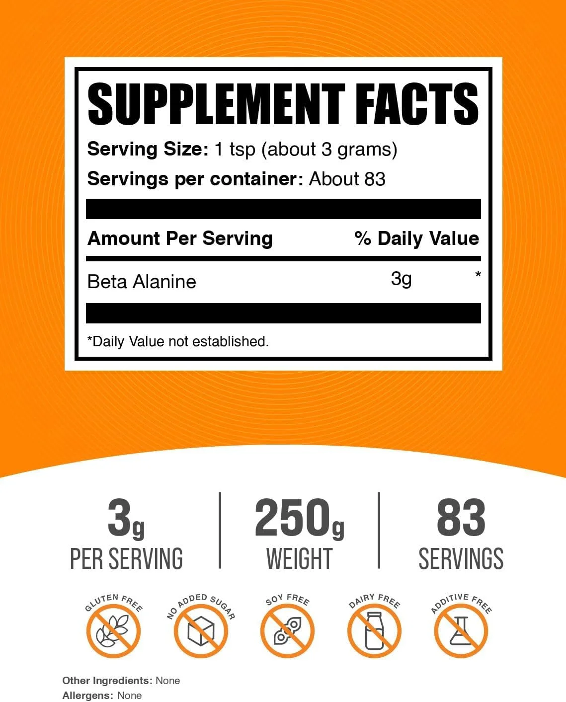 پودر بتا آلانین خالص BulkSupplements پودر بتا آلانین خالص BulkSupplements