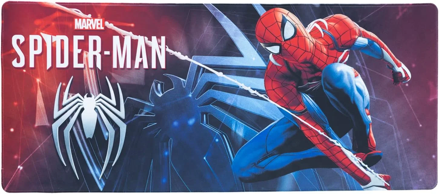 پد ماوس XXL Grupo Erik Marvel Gamerverse Spider-Man - پد رومیزی - 80x35 سانتی متر - پد ماوس با پایه لاستیکی ضد لغزش، پد ماوس گیمینگ، پد ماوس کیبورد - هدایای مرد عنکبوتی پد ماوس XXL Grupo Erik Marvel Gamerverse Spider-Man - پد رومیزی - 80x35 سانتی متر - پد ماوس با پایه لاستیکی ضد لغزش، پد ماوس گیمینگ، پد ماوس کیبورد - هدایای مرد عنکبوتی
