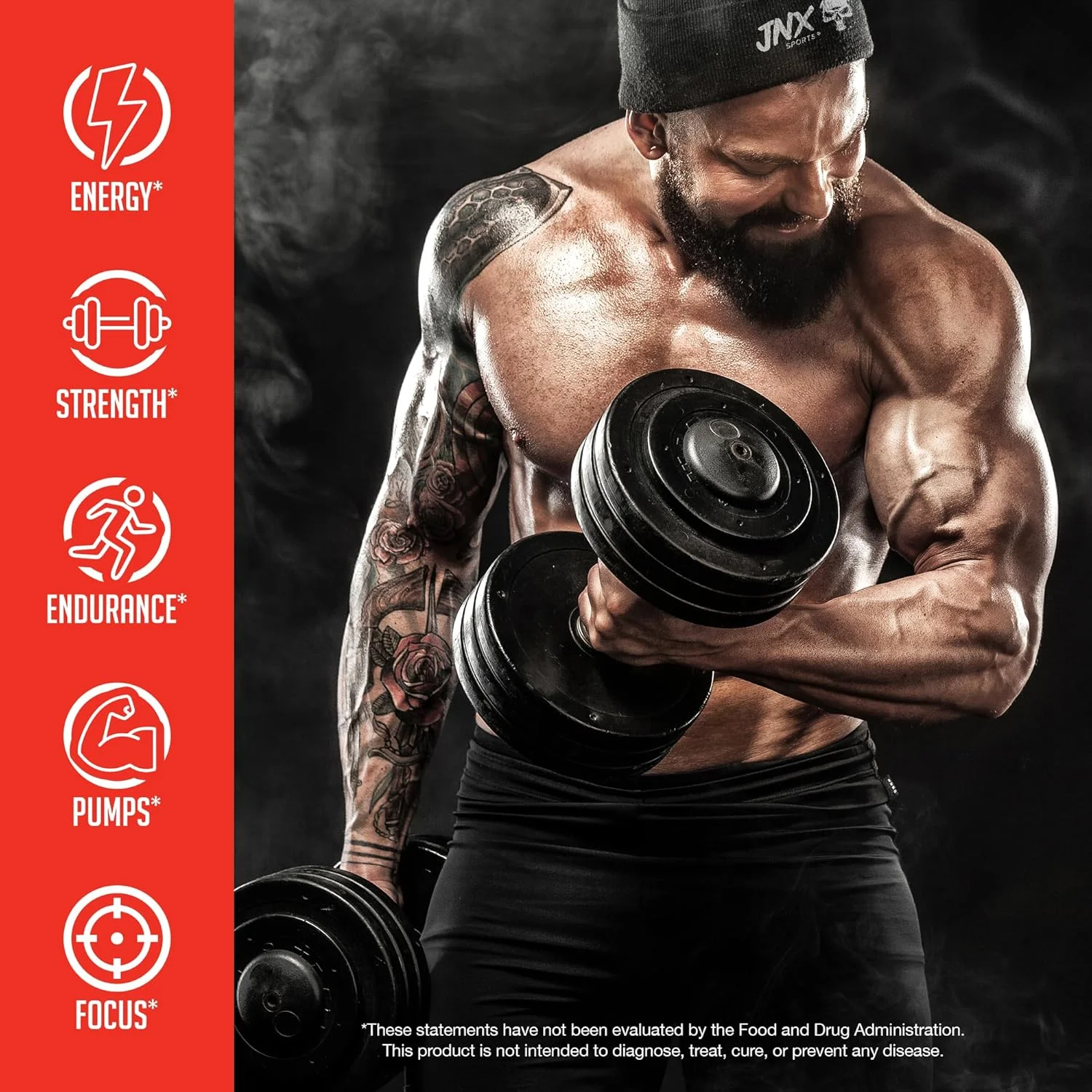 پودر مکمل قبل از تمرین JNX SPORTS The Curse! - تمشک آبی 30 سروینگ | قبل از تمرین: افزایش قدرت، انرژی + تمرکز برای مردان و زنان | کافئین، بتا آلانین، کراتین و ال-سیترولین پودر مکمل قبل از تمرین JNX SPORTS The Curse! - تمشک آبی 30 سروینگ | قبل از تمرین: افزایش قدرت، انرژی + تمرکز برای مردان و زنان | کافئین، بتا آلانین، کراتین و ال-سیترولین
