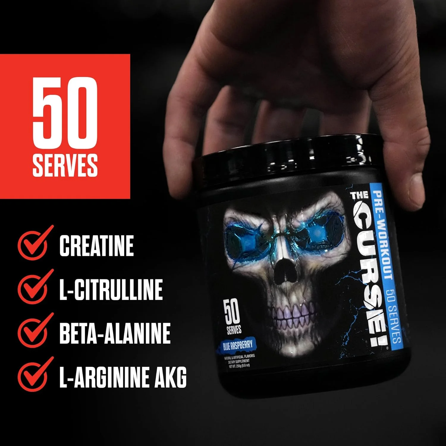 مکمل قبل از تمرین JNX Sports The Curse! - انرژی و تمرکز شدید، افزایش فوری قدرت، افزایش جریان خون - تقویت کننده نیتریک اکسید با کراتین و کافئین - مردان و زنان | Tropical Storm | 50 سروینگ مکمل قبل از تمرین JNX Sports The Curse! - انرژی و تمرکز شدید، افزایش فوری قدرت، افزایش جریان خون - تقویت کننده نیتریک اکسید با کراتین و کافئین - مردان و زنان | Tropical Storm | 50 سروینگ