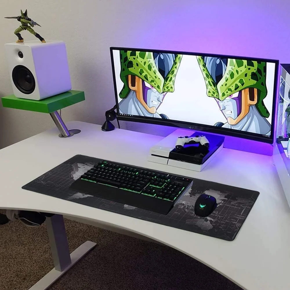 پد ماوس گیمینگ SKY-TOUCH سایز 90x40cm، پد ماوس ضد لغزش، پد ماوس طرح نقشه جهان با پایه لاستیکی و لبه های دوخته شده برای گیمرها و دفاتر پد ماوس گیمینگ SKY-TOUCH سایز 90x40cm، پد ماوس ضد لغزش، پد ماوس طرح نقشه جهان با پایه لاستیکی و لبه های دوخته شده برای گیمرها و دفاتر