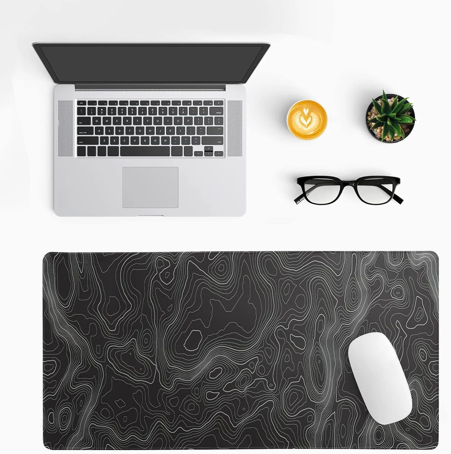 موس پد بزرگ توپوگرافی با طرح کانتور، پد ماوس بازی، پد میز کار، 27.6x11.8 اینچ، پد ماوس و کیبورد بلند کامپیوتر با پایه ضد لغزش 3 میلی متری و لبه دوخته شده برای بازی و دفتر کار موس پد بزرگ توپوگرافی با طرح کانتور، پد ماوس بازی، پد میز کار، 27.6x11.8 اینچ، پد ماوس و کیبورد بلند کامپیوتر با پایه ضد لغزش 3 میلی متری و لبه دوخته شده برای بازی و دفتر کار