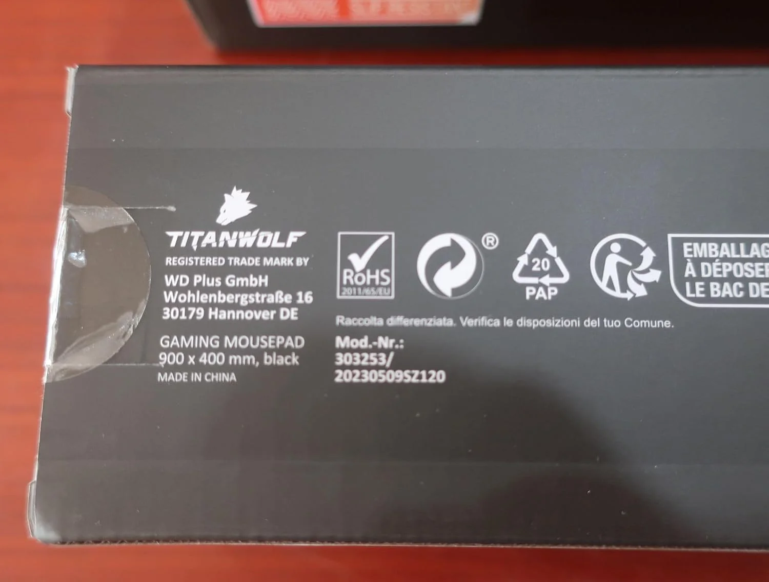 پد ماوس گیمینگ سرعت بالا TITANWOLF XXL طرح Titanium Wolf مشکی 900x400 میلی متر - پد ماوس XXL - پد رومیزی سایز بزرگ - بهبود دقت و سرعت پد ماوس گیمینگ سرعت بالا TITANWOLF XXL طرح Titanium Wolf مشکی 900x400 میلی متر - پد ماوس XXL - پد رومیزی سایز بزرگ - بهبود دقت و سرعت