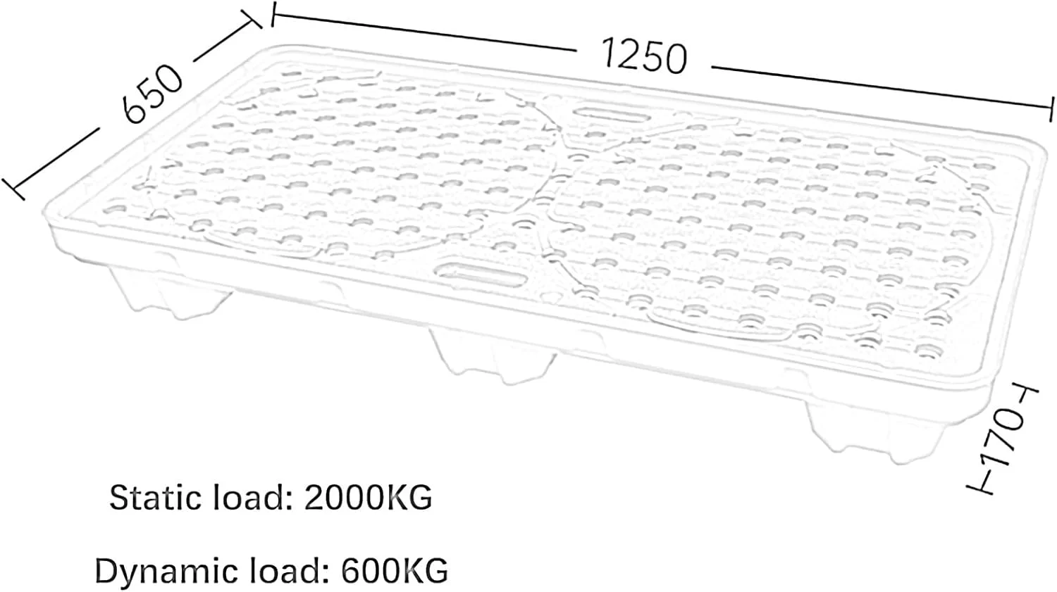 سکوی مهار نشت صنعتی ماژولار، سینی نشت مخزن روغن، سینی ضد نشت مخزن روغن، سکوی مهار نشت، سکوی پلی اتیلنی زرد و مشکی