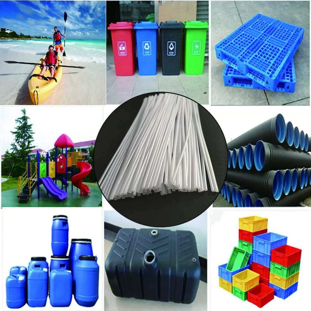 40 عدد میله جوش پلاستیکی HDPE سفید 16 اینچی، قطر 1/8 اینچ، میله جوش پلاستیکی پلی اتیلن با چگالی بالا برای سپر خودرو، مخازن آب، قایق رانی و سطل های پلاستیکی
