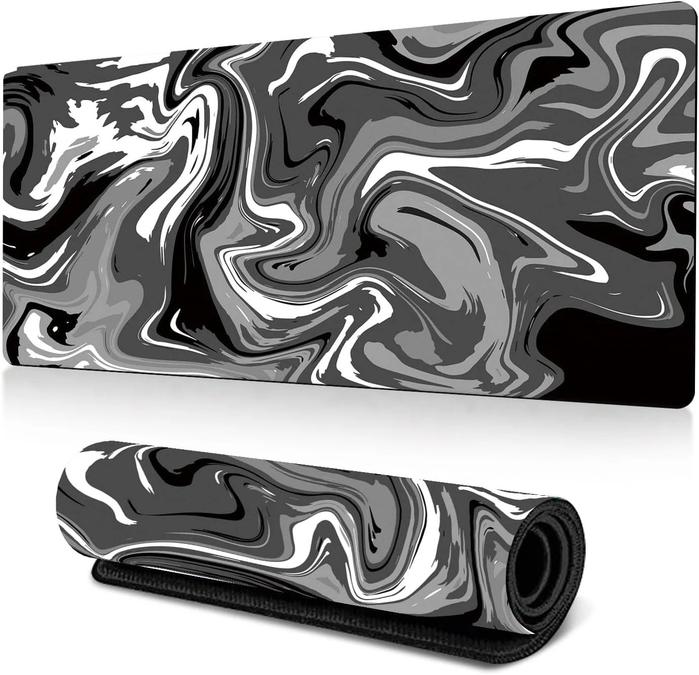 ماوس پد بزرگ گیمینگ THMINS، پد ماوس رومیزی گسترده 120x60 سانتی متر با لبه های دوخته شده، پایه ضد لغزش، پد صفحه کلید مقاوم در برابر آب برای گیمر، دفتر و خانه…