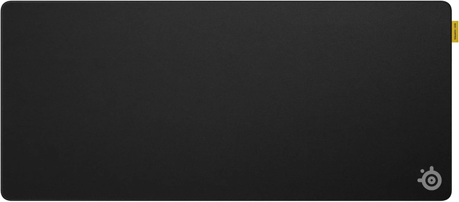 ماوس پد گیمینگ SteelSeries QcK XL Performance Control - تراکم فوق العاده برای سر خوردن روان - دوخت لبه کم حاشیه - پایه لاستیکی نئوپرن ضد لغزش - اندازه 900 x 400 میلی متر - FPS، MOBAs، RTS، MMO ماوس پد گیمینگ SteelSeries QcK XL Performance Control - تراکم فوق العاده برای سر خوردن روان - دوخت لبه کم حاشیه - پایه لاستیکی نئوپرن ضد لغزش - اندازه 900 x 400 میلی متر - FPS، MOBAs، RTS، MMO
