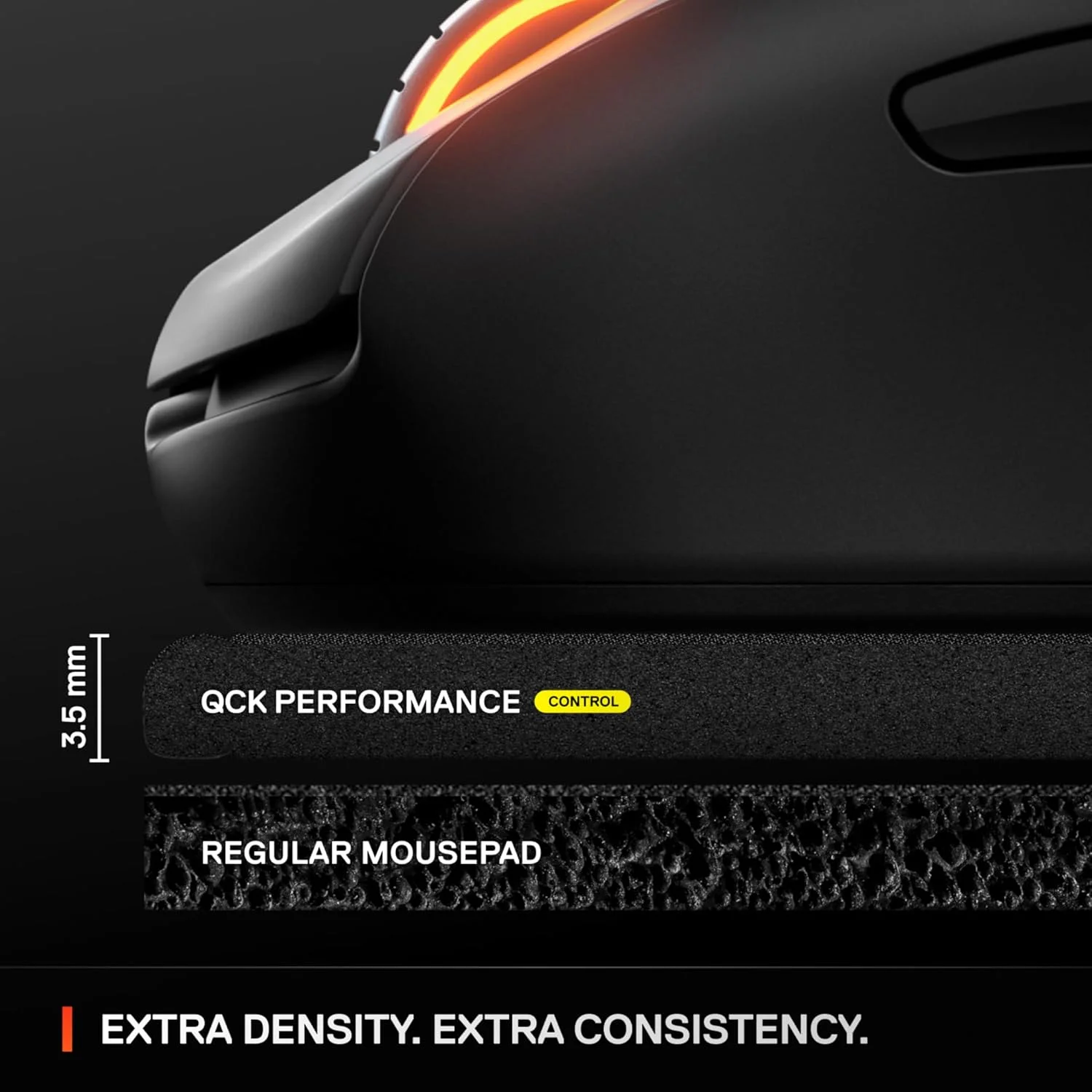 ماوس پد گیمینگ SteelSeries QcK XL Performance Control - تراکم فوق العاده برای سر خوردن روان - دوخت لبه کم حاشیه - پایه لاستیکی نئوپرن ضد لغزش - اندازه 900 x 400 میلی متر - FPS، MOBAs، RTS، MMO ماوس پد گیمینگ SteelSeries QcK XL Performance Control - تراکم فوق العاده برای سر خوردن روان - دوخت لبه کم حاشیه - پایه لاستیکی نئوپرن ضد لغزش - اندازه 900 x 400 میلی متر - FPS، MOBAs، RTS، MMO