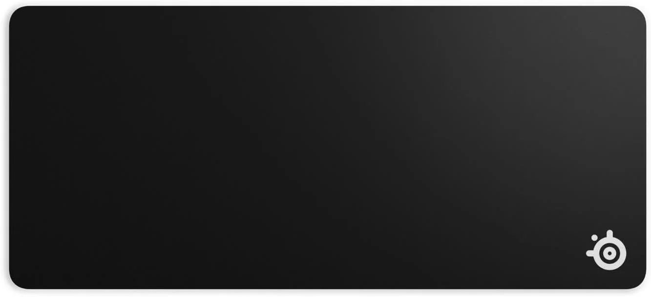 ماوس پد گیمینگ SteelSeries QcK - پارچه ای XXL - ردیابی و پایداری عالی - ماوس پد Esports - ضد لغزش - پوشش کامل میز - مشکی