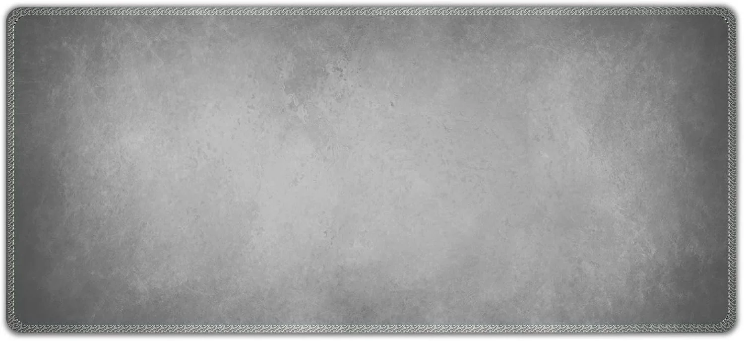 ماوس پد سایلنت مانسترز XXL 900 x 400 میلی متر بزرگ خاکستری - لبه دوخته شده - ضد لغزش - برای گیمینگ، دفتر کار، خانه - کیبورد - 90 x 40 سانتی متر پد ماوس بزرگ - مناسب برای همه انواع ماوس